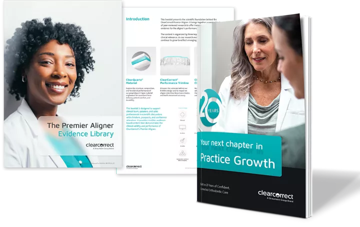 clearcorrect practice growth and scientific evidence resources