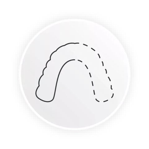 An icon with two clouds