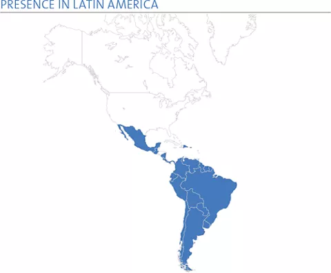 PRESENCE IN LATIN AMERICA