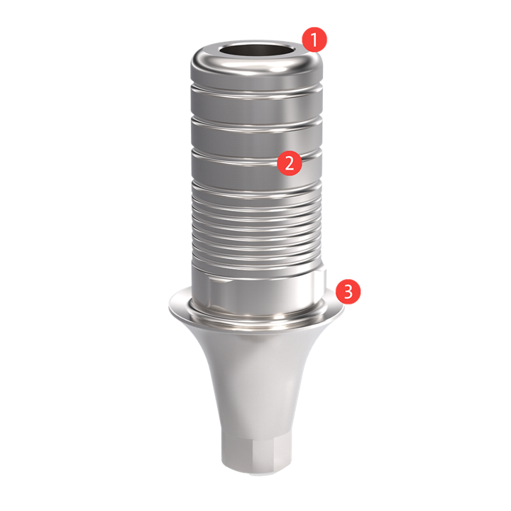 Titanium Base SSC Flex Molar Abutment