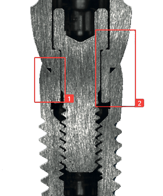 Sectioncuts Abutments compatible with Zimmer Dental® Tapered Screw-Vent® / MIS® SEVEN® Internal Hex / BioHorizons® Tapered Internal, Internal Plus, Tapered Tissue Level