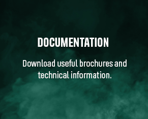 green background with smoke and text