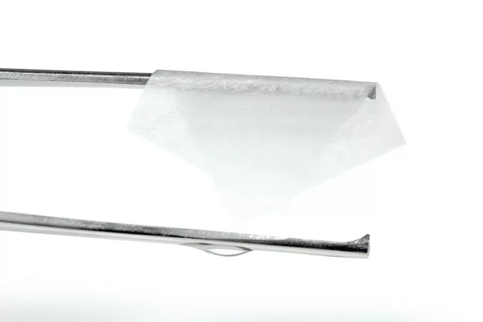 Fig. 1: The Jason® membrane is very thin, while biomechanically strong.