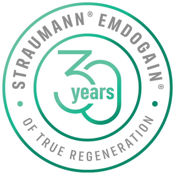 Emdogain 30 Year Logo