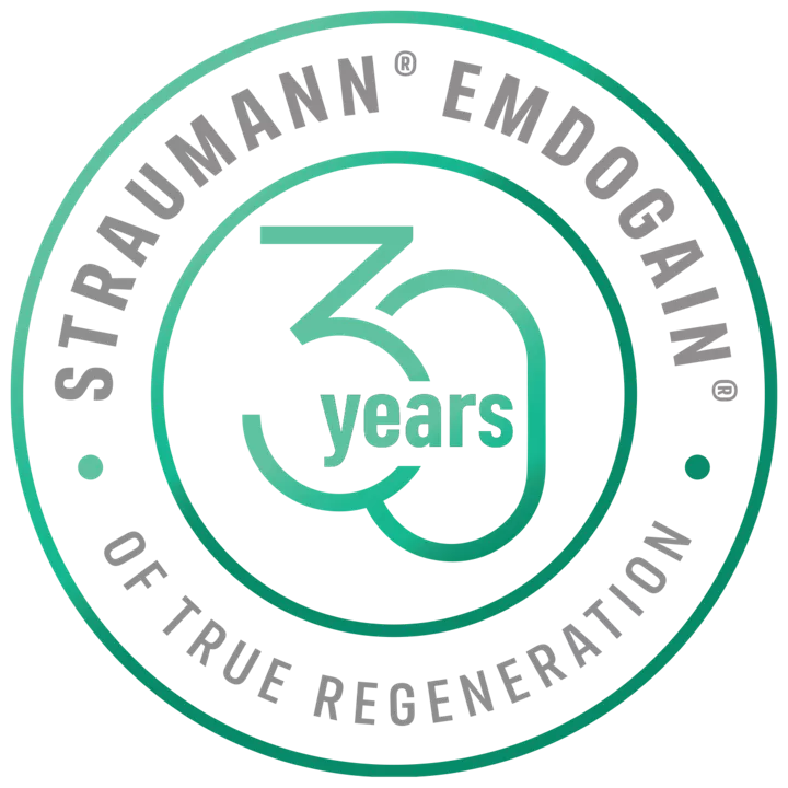 Emdogain 30 Year Logo