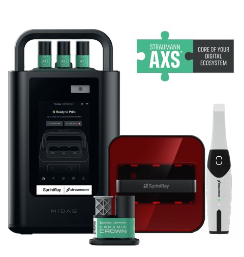 Family - SprintRay, Midas, Ceramic Crown, Sirios